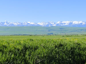 Farmland, Kyrgyzstan